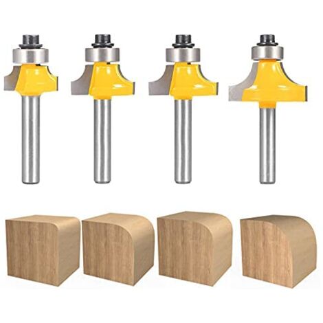 Brocas Para Enrutador De Corte Al Ras Con Vástago De 1/4 De Pulgada