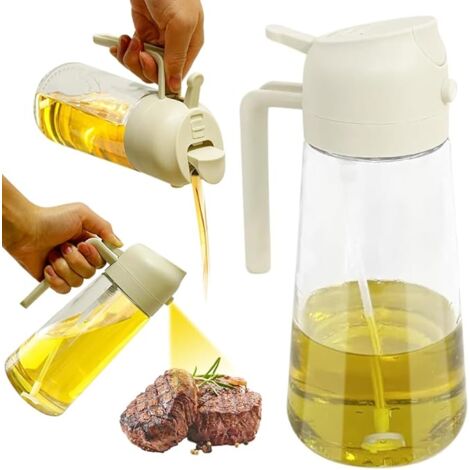 Pulverizador De Aceite De Cocina – Capacidad 210 Ml, Material PP Grado Alimenticio, Transparente, A Prueba De Fugas, Para Ensaladas Y Asados