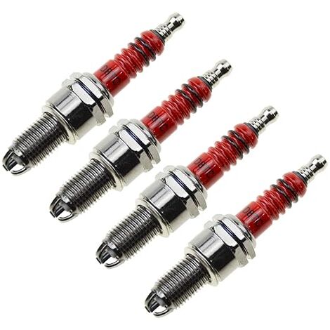 Bujía de 3 electrodos D8TC para CG 125 cc 150 cc 200 cc 250 cc CF250, motor de gasolina de 4 tiempos, ATV, motocicleta, scooter de 4 (1/5)