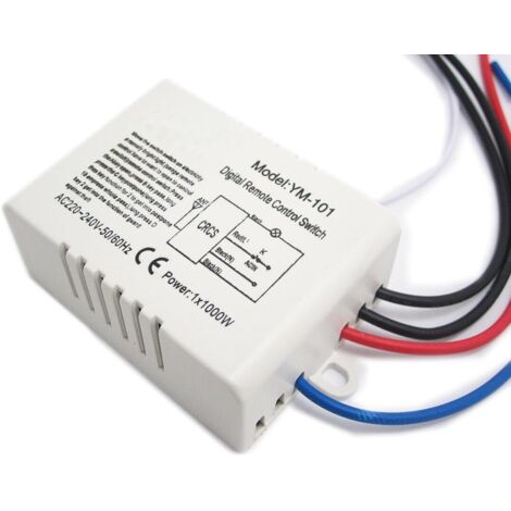 de Interruptor de Pared y Mando a Distancia unidireccional ON/Off 220V ...