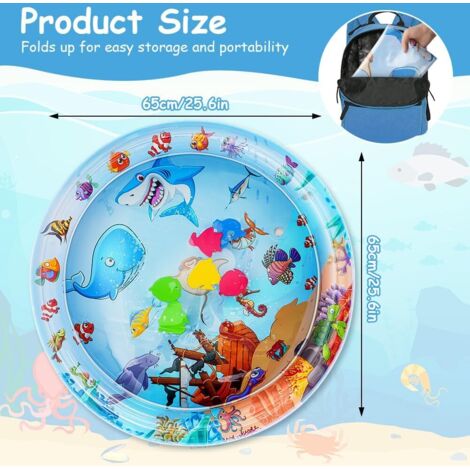 Alfombra De Agua KingSom Con Forma De Flamenco – Juego De Chapoteo Inflable 3 En 1 Con Chorros Regulables, Ideal Para Verano