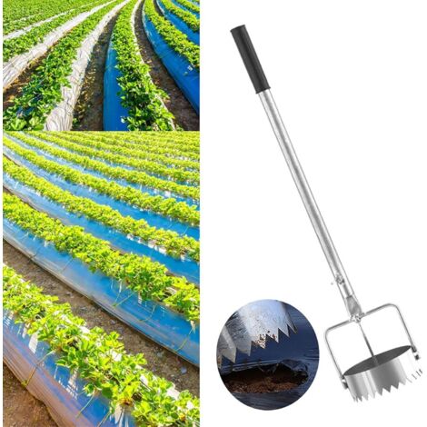 Plantador De Bulbos Y Cebollas De Acero Inoxidable: La Herramienta Ergonómica Para Trasplantar Flores, Hortalizas Y Patatas Sin Esfuerzo