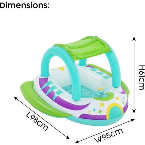 Inflatable Fox Float for Kids Swimming Pool Inflatable, Swim Float ...