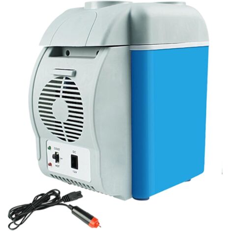 Refrigerador portátil para coche de 7,5 l con pulsera, enchufe de 12 V y enfriador para camping, picnic y conservación de moho.