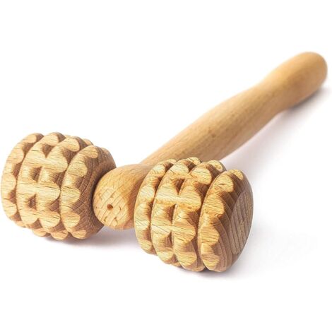 Accesorios Masajeador Rodillo Masajeador Facial Dispositivo de Cabeza Maderoterapia Madera