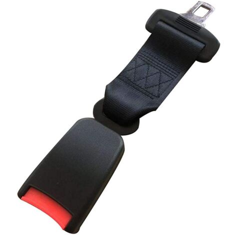 23CM Car Seat Belt Extender Belt Strap Tension Adjuster Car Seat Belt Auxiliary Safety Belt Maternity Seat Belt-Black (1/5)