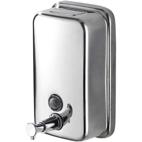 Wall Mounted Hand Soap Dispenser, Commercial Soap Dispenser, Stainless Steel Soap Dispenser for Bathroom, Kitchen, Market, Hotel, Restaurant (500ml) (1/5)