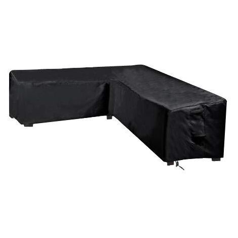 L-Shaped Sofa Cover, Rattan Corner Furniture Cover, Waterproof, UV Resistant, Dining Room, 286 x 286 x 82 cm (1/5)