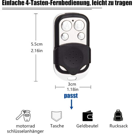 433MHz Manual Transmitter Clone Duplicator Garage Door Opener Remote Control for Came Top 432EE 434EE 432A, 434A, 432 EV, 1pc