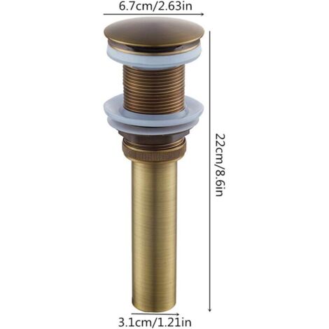 Pop Up Drain Plug For Bathroom Sink