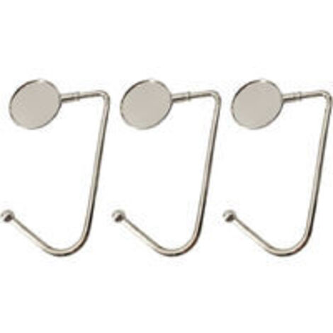 Long hand hooks, round metal hooks, stocking clips, Christmas stocking hooks (1/5)