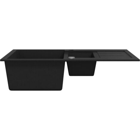 Granite Kitchen Sink，Wash Basin Double Basin Black VSVS706140