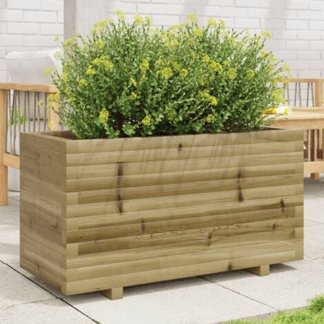 Garden Planter，Plant pot，Flower box 90x40x49.5 cm Impregnated Wood Pine VSVS547879