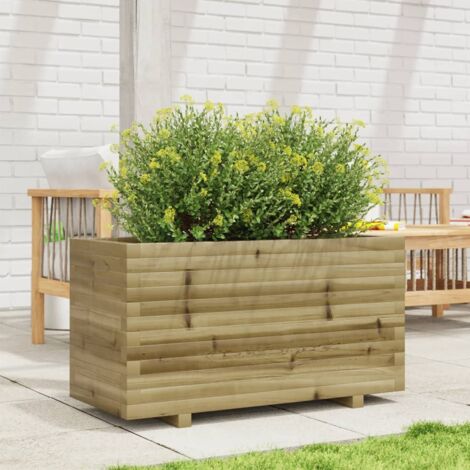 Garden Planter，Plant pot，Flower box 90x40x49.5 cm Impregnated Wood Pine VSVS547879