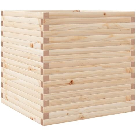 Garden Planter，Plant pot，Flower box 70x70x68.5 cm Solid Wood Pine VSVS199905