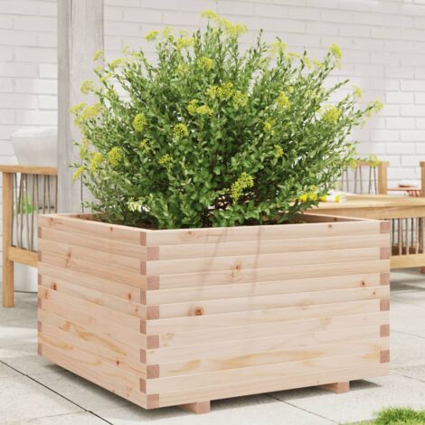 Garden Planter，Plant pot，Flower box 80x80x49.5 cm Solid Wood Pine VSVS372797