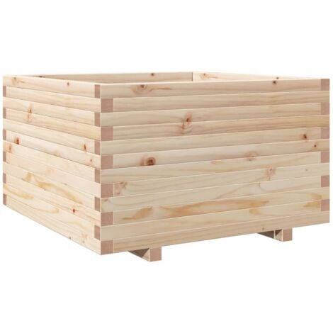 Garden Planter，Plant pot，Flower box 80x80x49.5 cm Solid Wood Pine VSVS372797