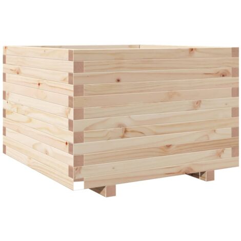 Garden Planter，Plant pot，Flower box 70x70x49.5 cm Solid Wood Pine VSVS643874