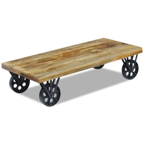 Coffee Table，Center table，Low table Mango Wood 120x60x30 cm VSVS880113
