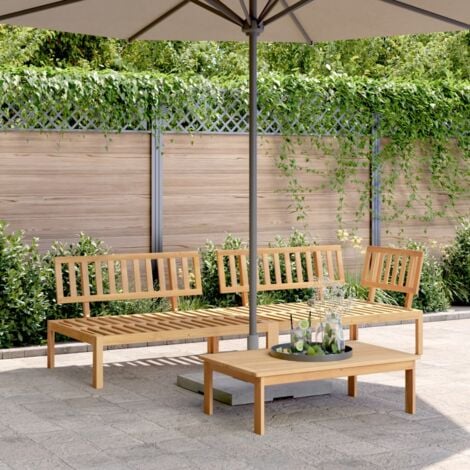 Piece Garden Pallet Sofa Set，Garden Lounge Set Solid Wood