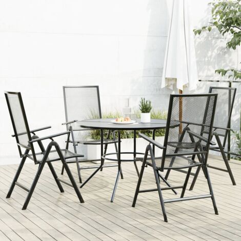 powder coated steel garden chairs