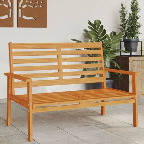Garden Sofa，Outdoor sofa Bench 120 cm Solid Wood Acacia VSVS450349