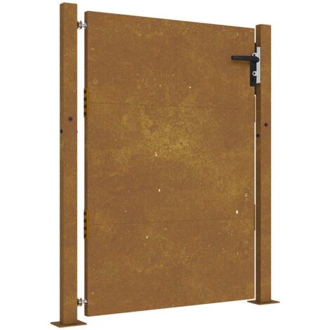 Garden Gate,Fence Gate Black 105x155 Cm Steel Light Design VSVS418709 - View #11