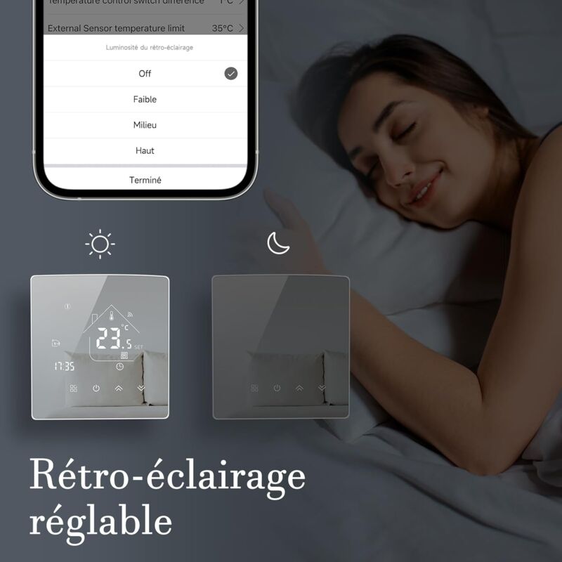 Irishom WiFi Thermostat Für Heizkessel - Programmierbar Mit Alexa & Google Home