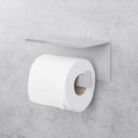 Relaxdays Piantana Portarotolo Da WC, Set Per 4 Rotoli Di Carta Igienica Di Scorta Da Terra 57x21 5x16 5 Cm Nero 85214329