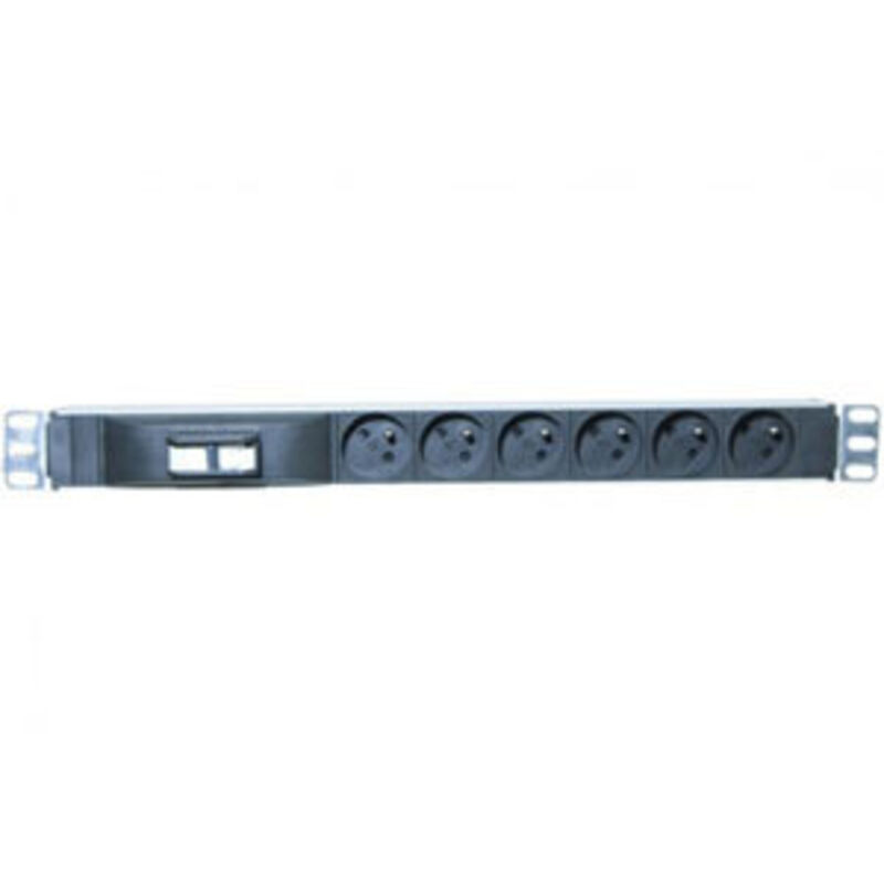 Multiprise rackable 19'' 6 prises avec disjoncteur