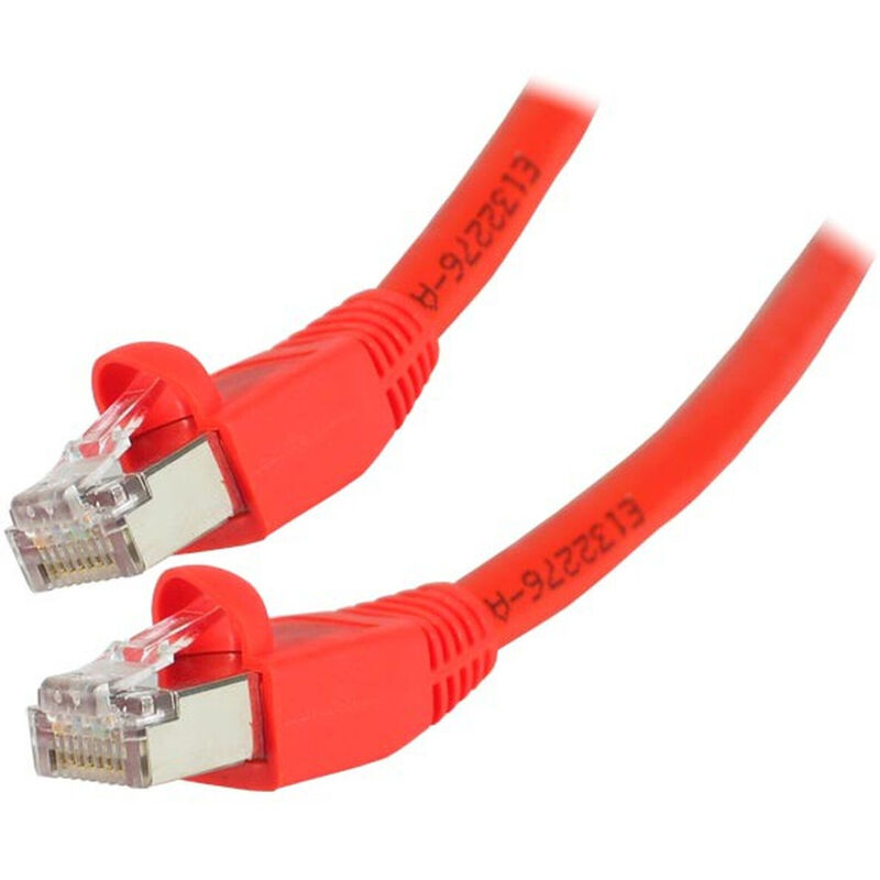 Cordon RJ45 S/FTP CAT 6 Rouge - 1,00m
