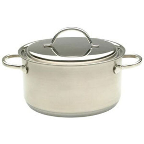 Set de 2 casseroles 18/20 cm avec couvercle silicone universel