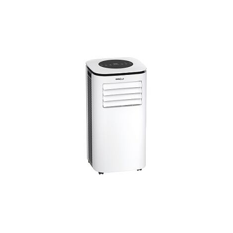 DIGIQUEST Climatizzatore portatile COMODO 9000BTU 4 in 1 freddo caldo umidificatore e ventilatore 2.6kW e 2.0 kW 24h Timer Modalità Notte Salvaspazio Classe energetica A