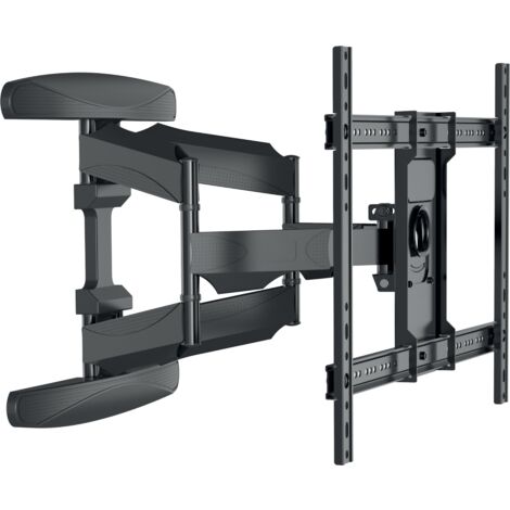 DIGIQUEST Staffa a parete, supporto tv Pantografo Regolabile 40''/80'' ATC408, Nero, per migliorare la visuale del proprio tv