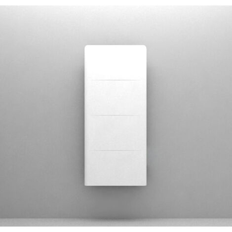Radiateur à inertie 1500W – Acier blanc – Programmable vertical – Efficacité énergétique A++ – Chaleur homogène pour pièces moyennes – NYX