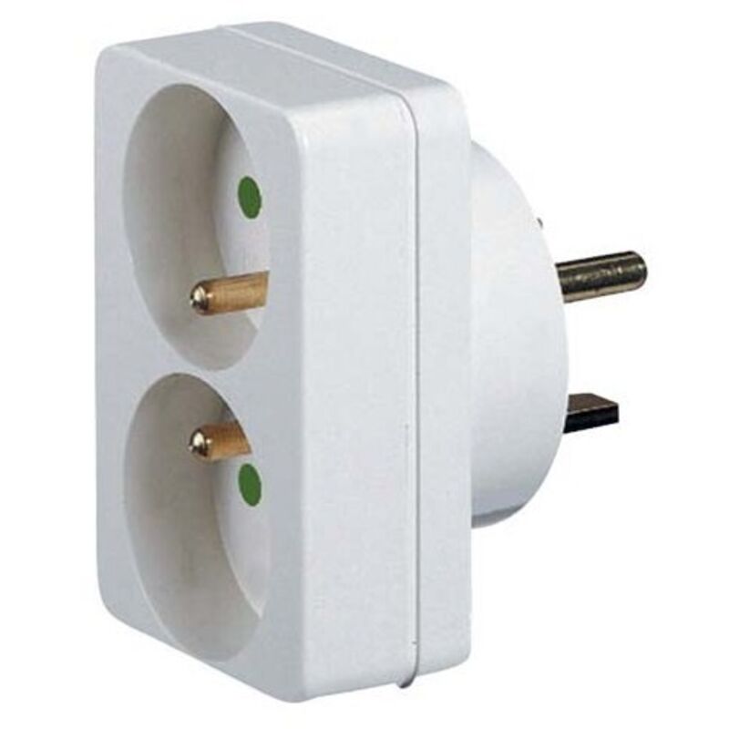Legrand Adapter Häuslich/industriell – 2P+T, 16 A, 3000 W, Für Stecker & Sockel