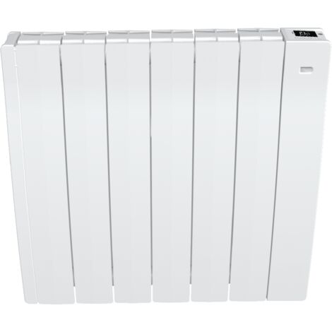 Radiateur à inertie fluide 1000W – Connecté avec régulation PID – Surface de chauffe 9 à 10m² – Fixation murale rapide