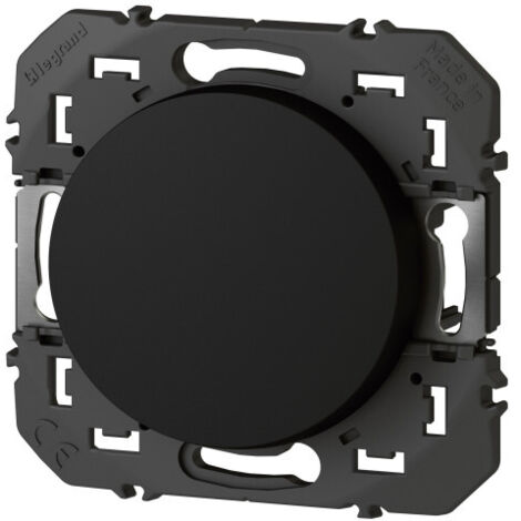 Legrand – Interrupteur va-et-vient composable noir – Installation encastrée – Connexion rapide sans outil – Compatible jusqu'à 2300W