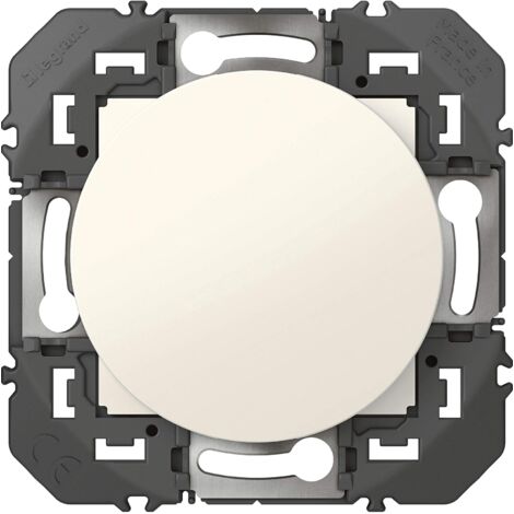 Legrand – Obturateur Dooxie blanc – Pour encastrement 70x70mm – Plastique mat – Installation facile pour câblage futur