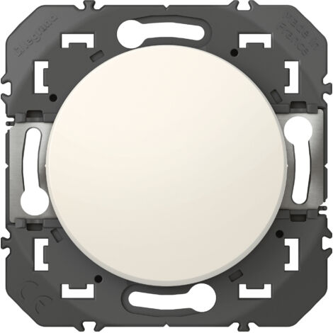Legrand – Interrupteur va-et-vient à assembler – Plastique blanc mat – Fixation par vis – Connexion rapide sans outil – Compatible avec ampoules LED dimmables