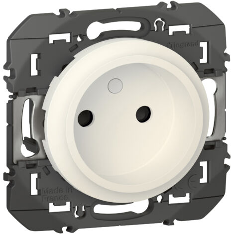 Legrand – Prise de courant 2P à puits Dooxie 16A – Éclips de protection enfant – Installation rapide sans outil – Pour appareils à double isolation (1/10)
