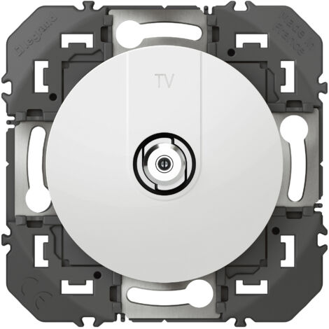 Legrand - Prise TV typeF à visser Dooxie - Finition Blanc (1/5)