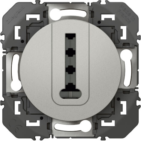 LEGRAND Prise téléphone Dooxie, LEGRAND, aluminium (1/3)