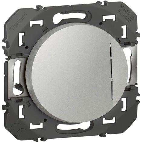 Poussoir Legrand Dooxie - Voyant Lumineux Aluminium