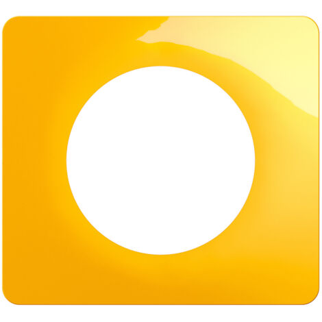 Legrand - Plaque Céliane 1 poste - Jaune Safran (1/2)