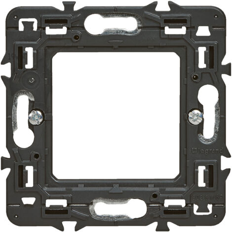 Legrand – Support à griffes pour mécanismes Mosaic et Céliane – 2 modules – Installation facile sur tous types de boîtes à encastrer