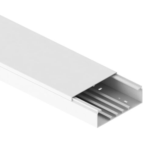 GGK – Goulotte électrique 60 x 200 mm – Longueur 1,3 m – Matériau conforme CE/NF – Installation rapide avec fond pré-percé