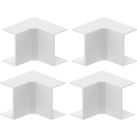 GGK ANGLES INTÉRIEURS POUR MOULURE ÉLECTRIQUE 22X12MM BLANC - LOT DE 4 214527