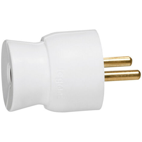 Legrand – Fiche mâle 2P+T 16A – Sortie droite IP55 – Acceptation câbles jusqu’à 3 x 1,5 mm² – Système de serre-câble à vis
