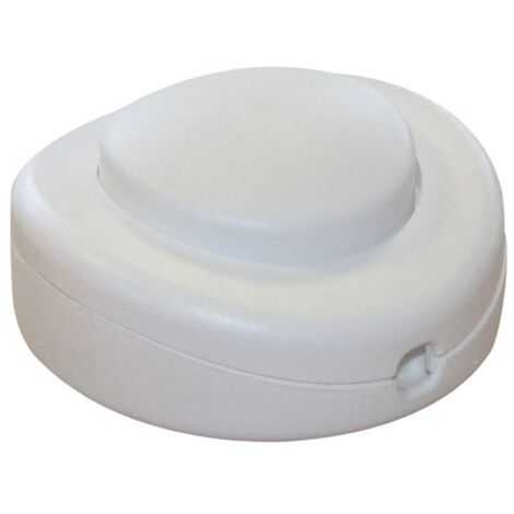 Legrand - Interrupteur 2A 250V avec commande au pied pour lampadaire - Blanc (1/5)